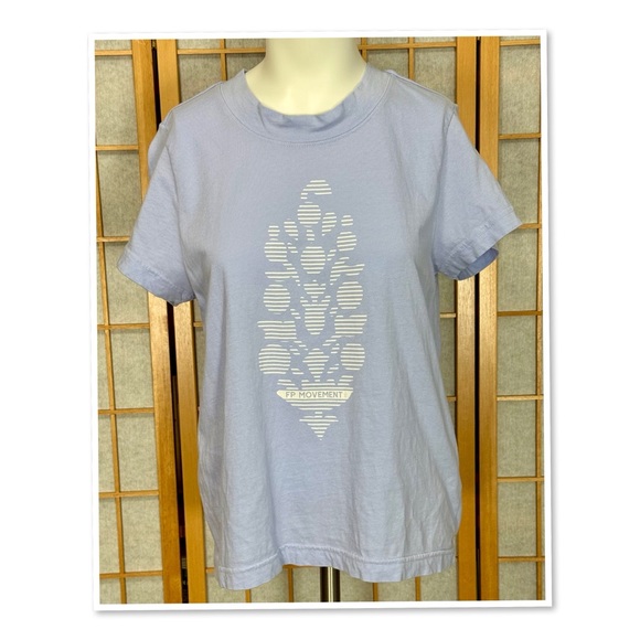 FP Movement by Free People Light Blue Short Sleeve Tee - Picture 2 of 8